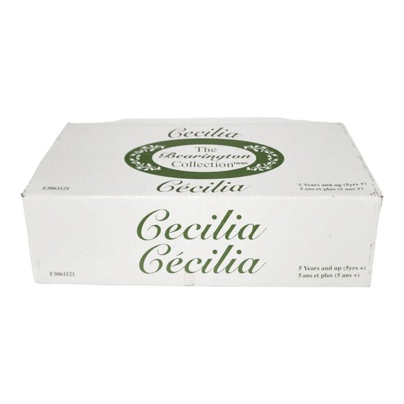 Vintage Bearington Collection Cecilia 14" Jointed Plush Holiday Christmas Bear - Picture 9 of 12